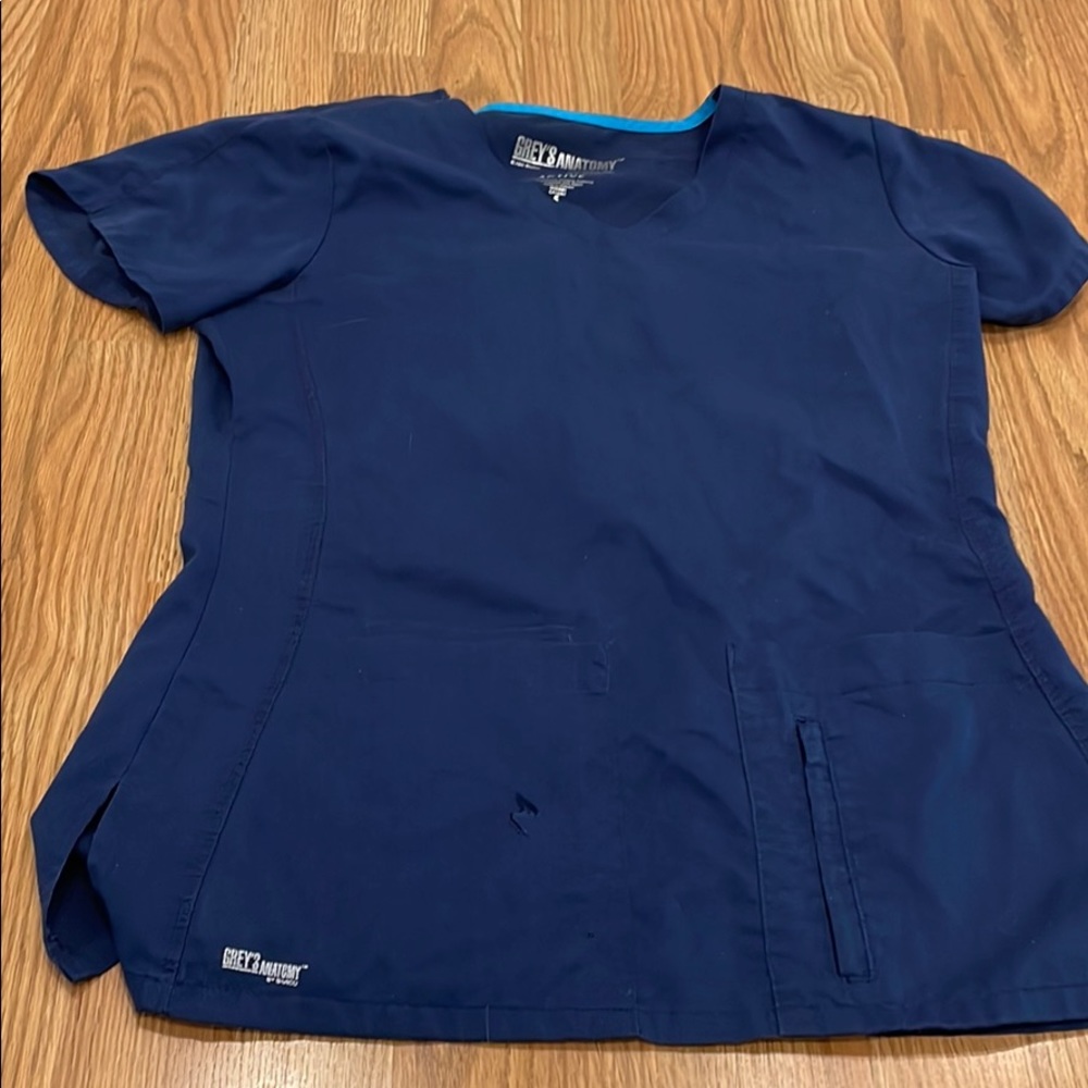 Navy Size S Scrubs top & bottom!!